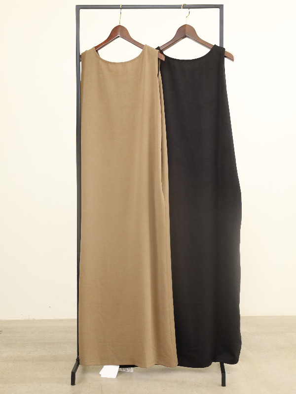 【siro de la bonte】サイドポケットロングワンピ