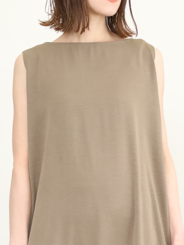 【siro de la bonte】サイドポケットロングワンピ