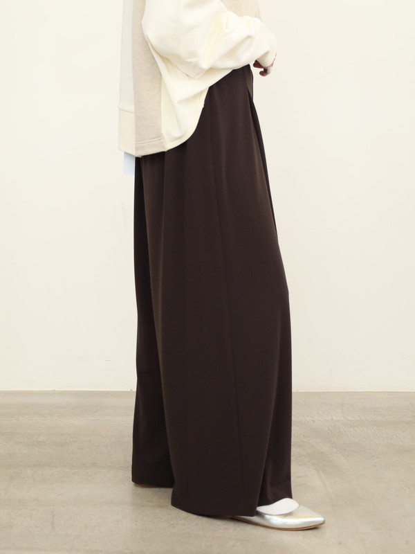 【Doneeyu】ベルト付ポンチワイドパンツ