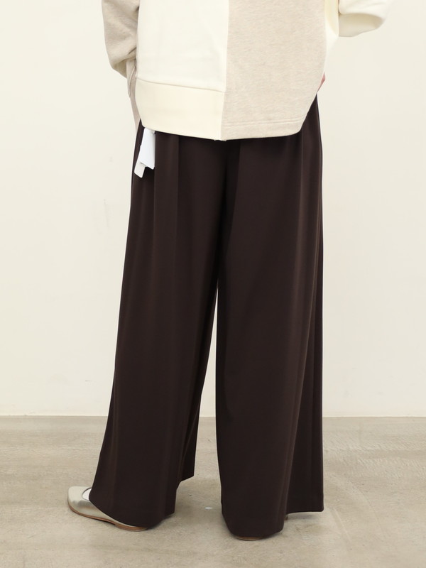 【Doneeyu】ベルト付ポンチワイドパンツ