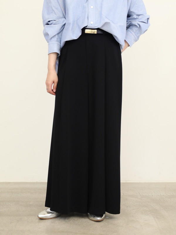 【Doneeyu】ベルト付ポンチワイドパンツ