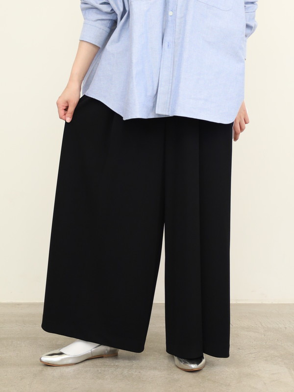 【Doneeyu】ベルト付ポンチワイドパンツ