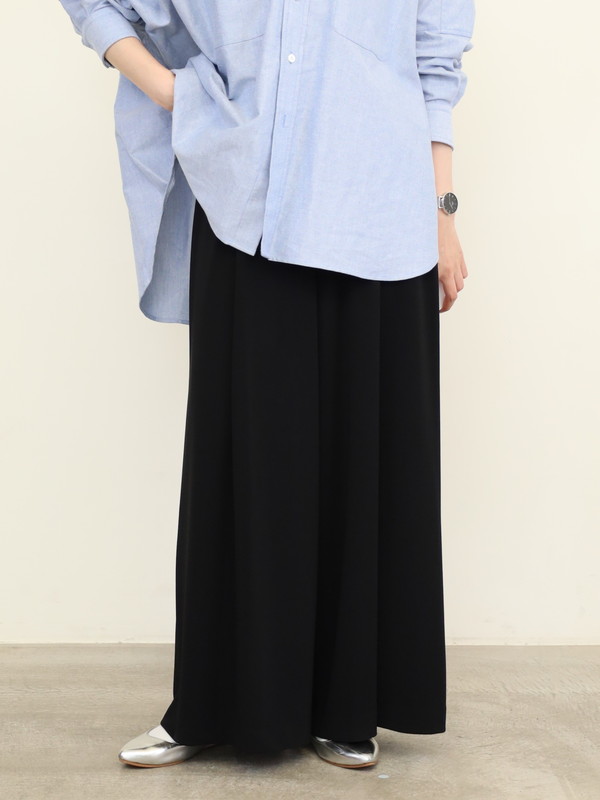 【Doneeyu】ベルト付ポンチワイドパンツ