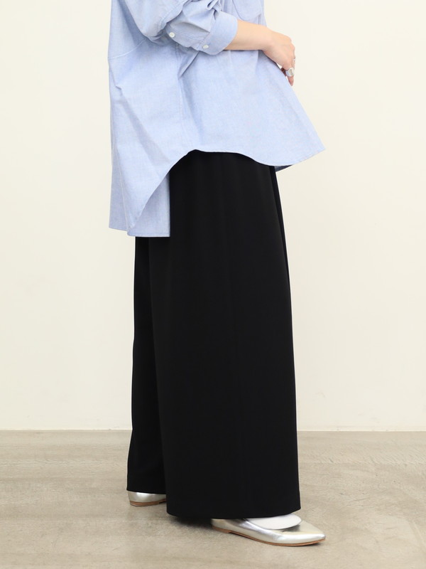 【Doneeyu】ベルト付ポンチワイドパンツ