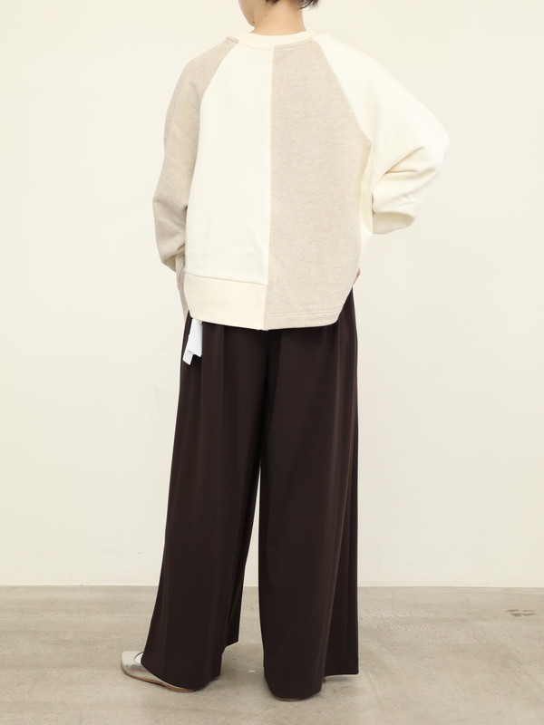 【Doneeyu】ベルト付ポンチワイドパンツ