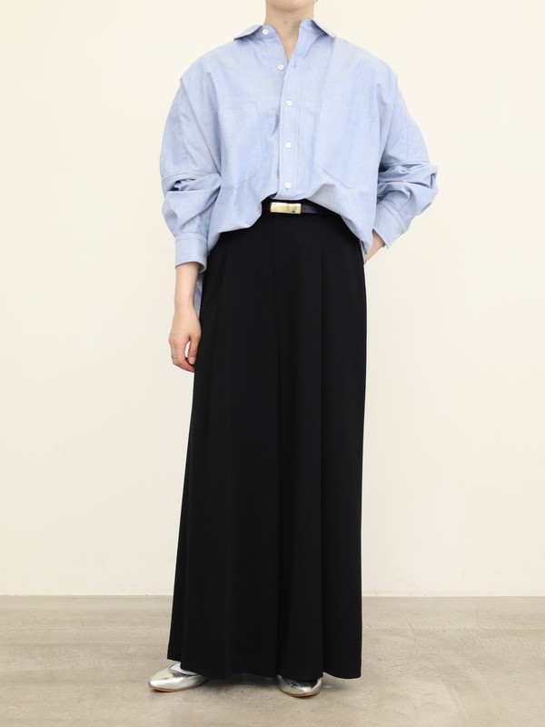 【Doneeyu】ベルト付ポンチワイドパンツ