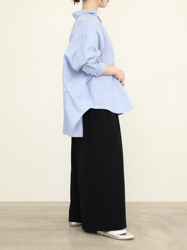 【Doneeyu】ベルト付ポンチワイドパンツ