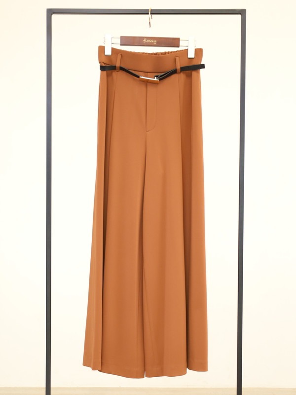 【Doneeyu】ベルト付ポンチワイドパンツ