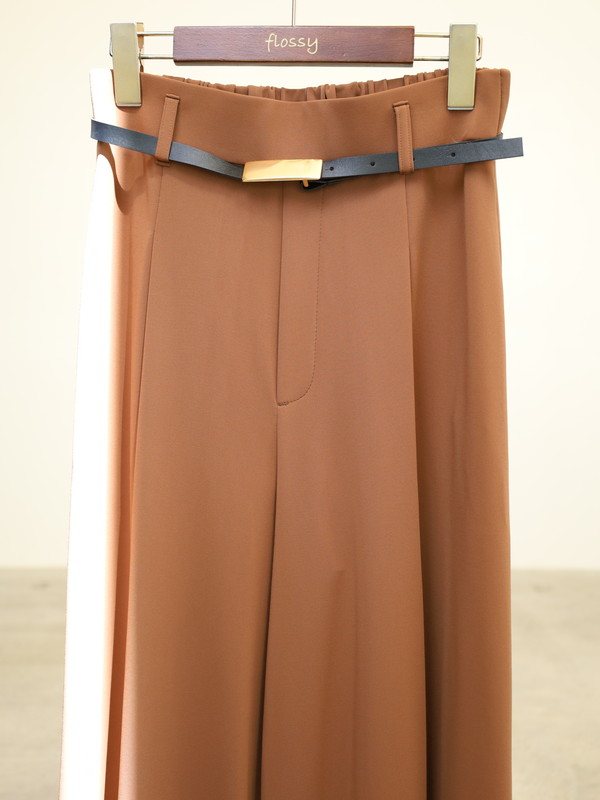 【Doneeyu】ベルト付ポンチワイドパンツ