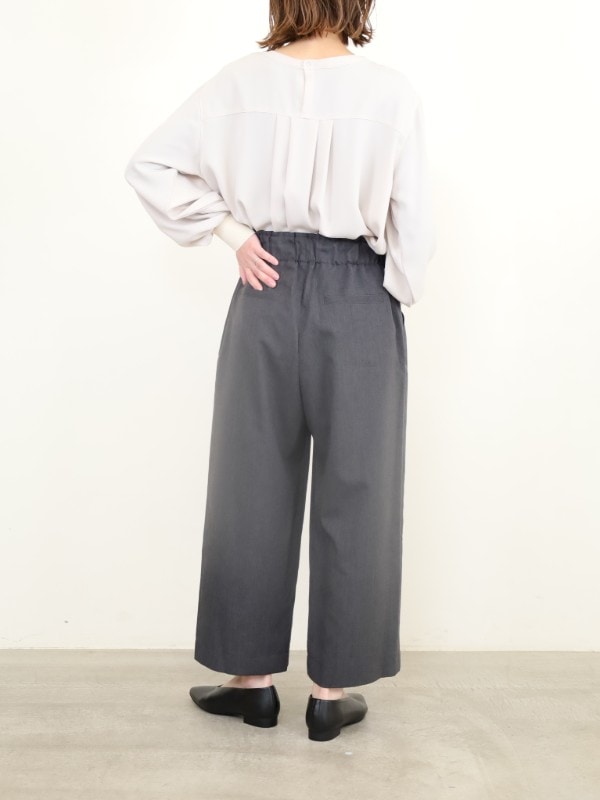 【trois】8.5分丈セミワイドパンツ