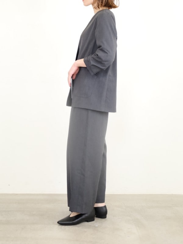 【trois】8.5分丈セミワイドパンツ