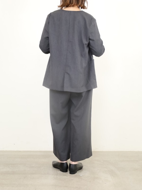 【trois】8.5分丈セミワイドパンツ