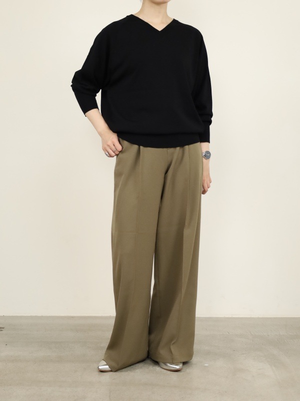 【JOHNBULL】ピンタックワイドスラックス