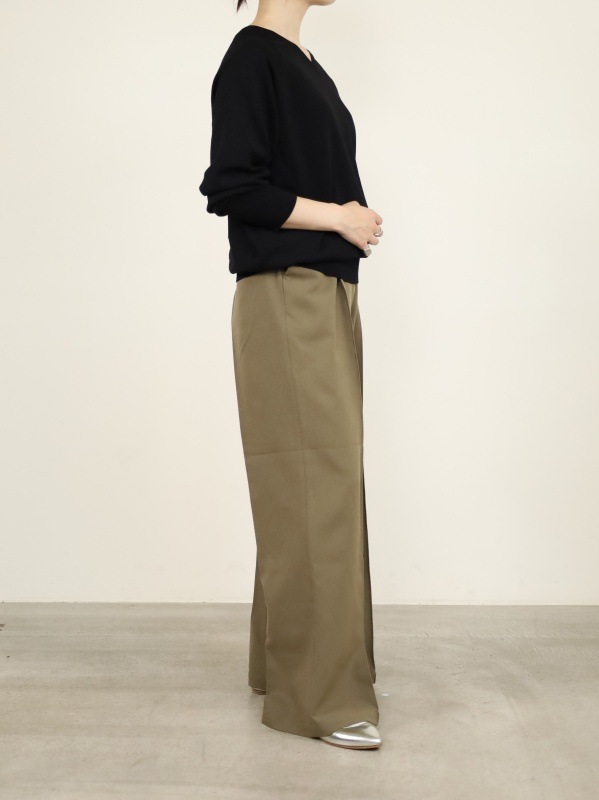 【JOHNBULL】ピンタックワイドスラックス