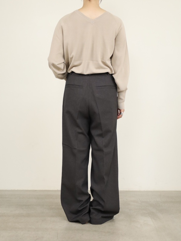 【JOHNBULL】ピンタックワイドスラックス