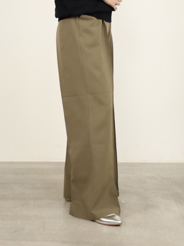 【JOHNBULL】ピンタックワイドスラックス