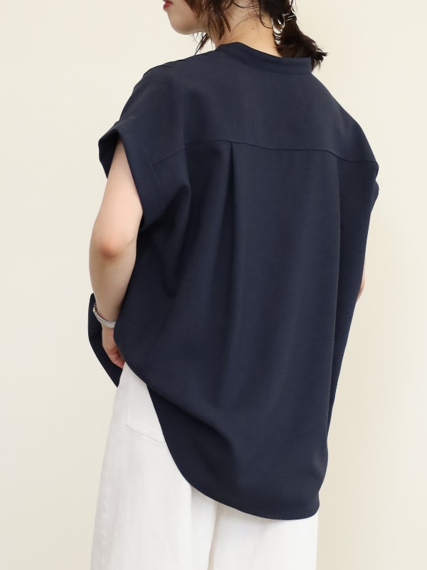 【MICA&DEAL】タックショルダーブラウス