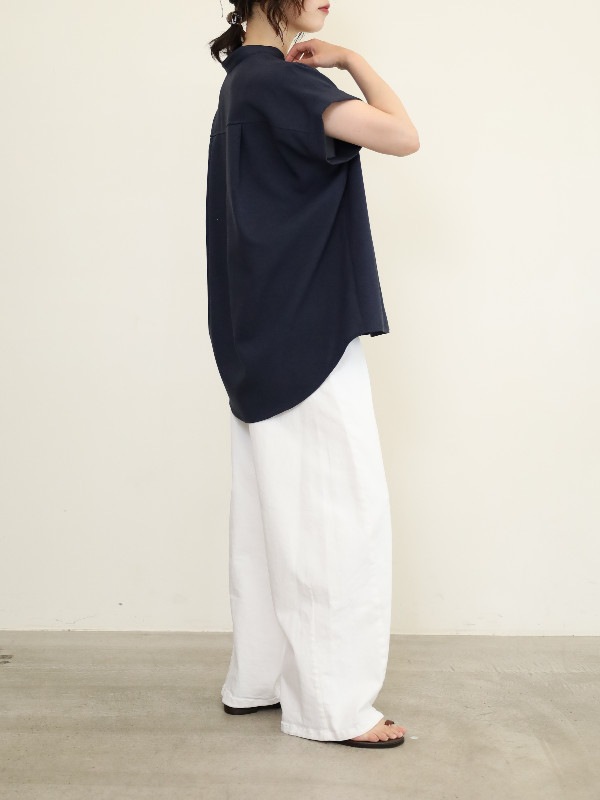 【MICA&DEAL】タックショルダーブラウス