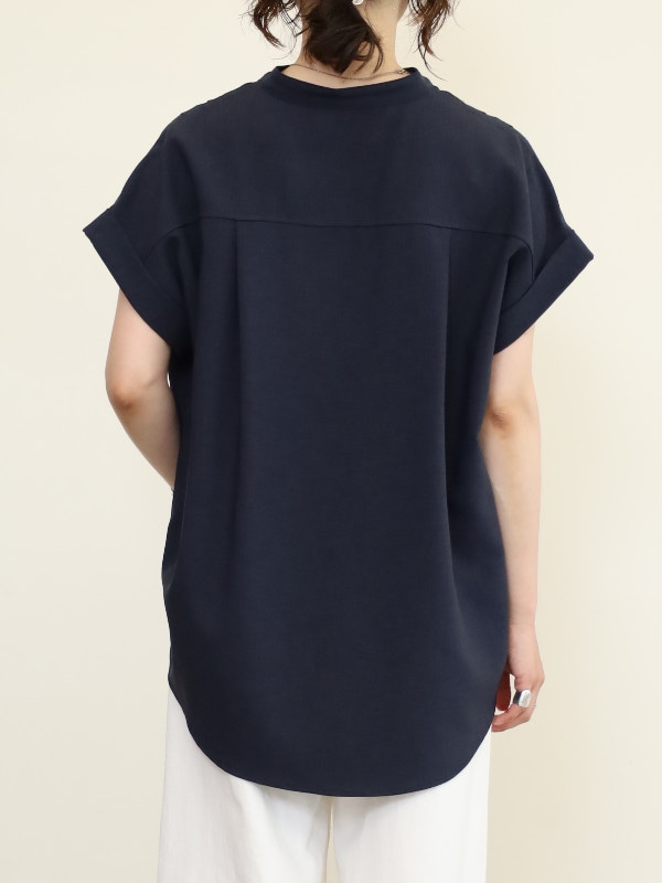 MICA&DEAL】タックショルダーブラウス