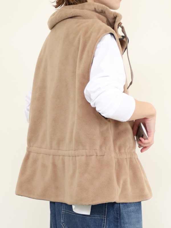 【Munich】ナイロンタフタ×フリースベスト