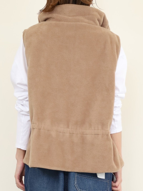 【Munich】ナイロンタフタ×フリースベスト