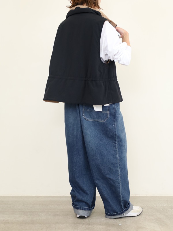 【Munich】ナイロンタフタ×フリースベスト