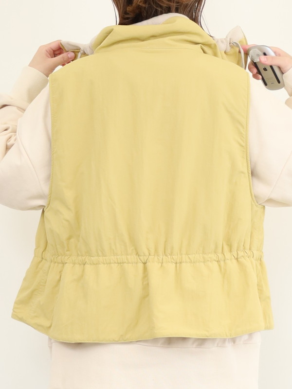 【Munich】ナイロンタフタ×フリースベスト