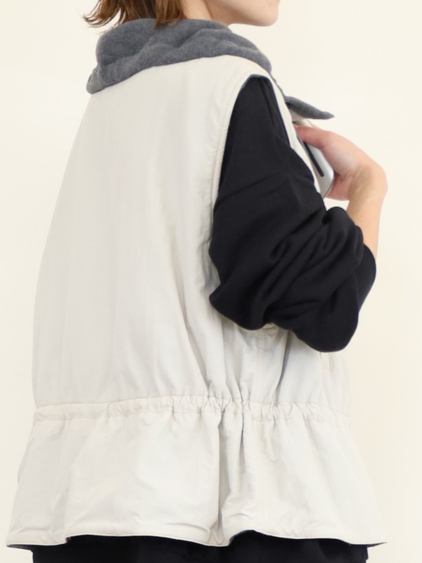 【Munich】ナイロンタフタ×フリースベスト