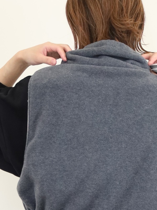 【Munich】ナイロンタフタ×フリースベスト