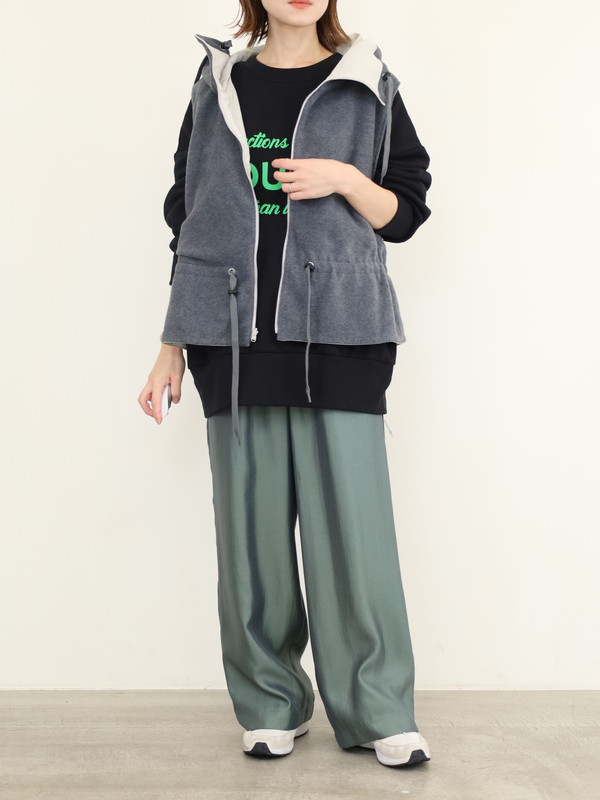 【Munich】ナイロンタフタ×フリースベスト