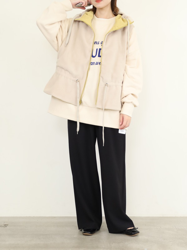 【Munich】ナイロンタフタ×フリースベスト