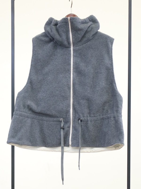 【Munich】ナイロンタフタ×フリースベスト