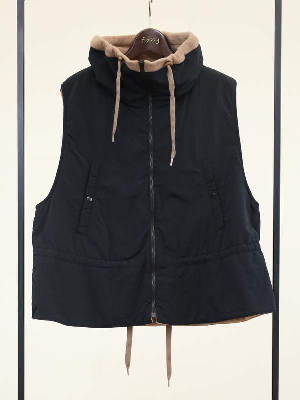 【Munich】ナイロンタフタ×フリースベスト