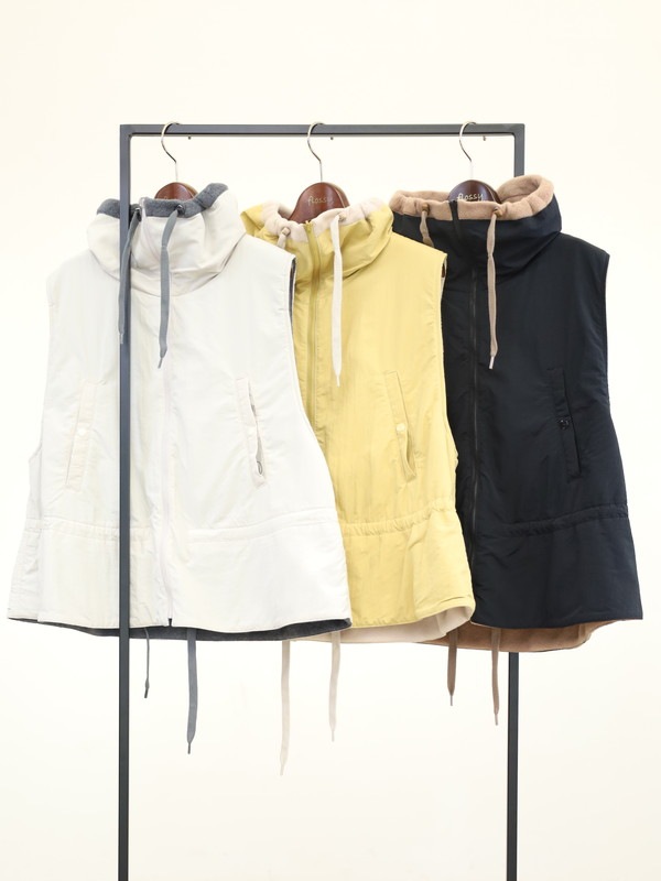 【Munich】ナイロンタフタ×フリースベスト