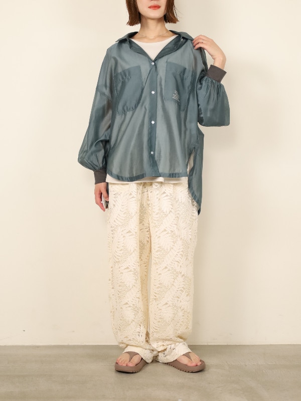 【ayane】シアーシャツ