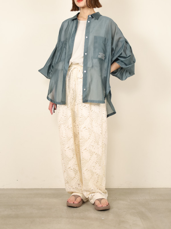 【ayane】シアーシャツ