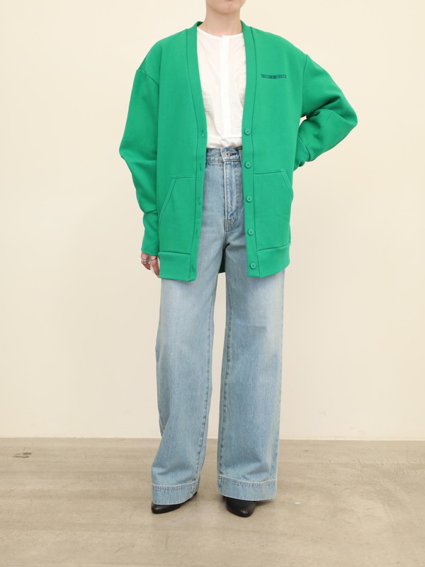 【HiROMITHiSTLE】裏起毛スウェットカーディガン