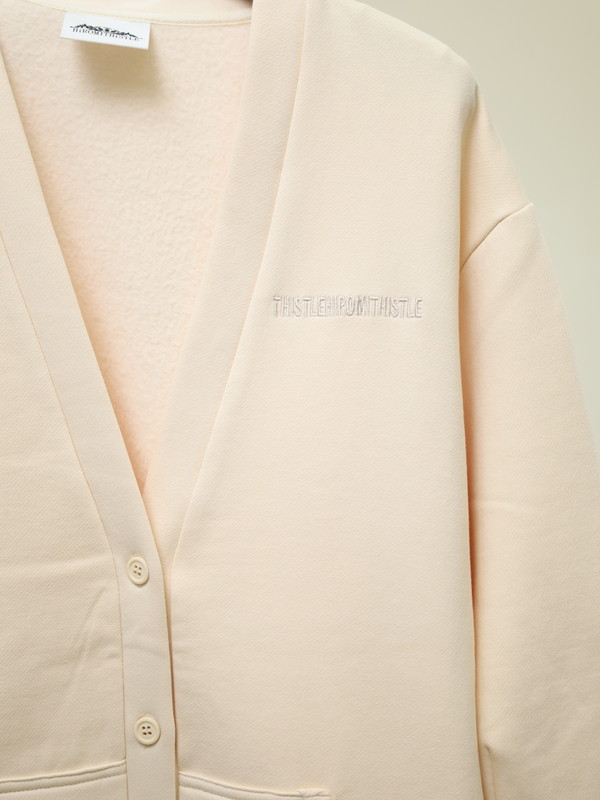 【HiROMITHiSTLE】裏起毛スウェットカーディガン