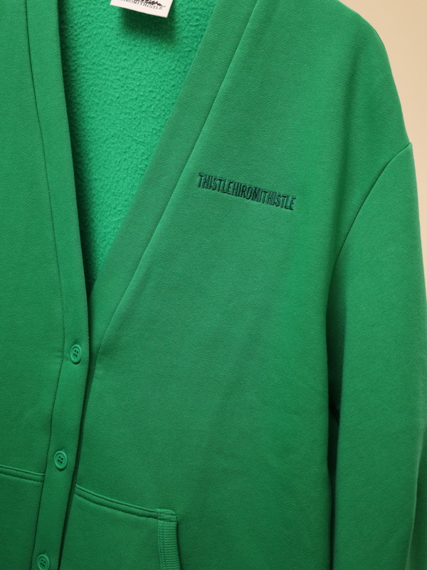 【HiROMITHiSTLE】裏起毛スウェットカーディガン