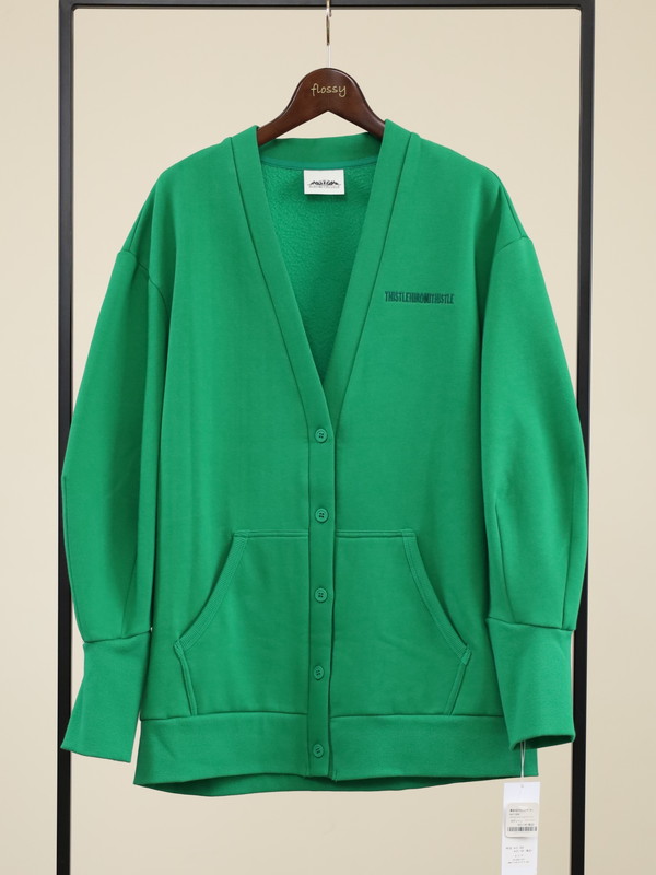 【HiROMITHiSTLE】裏起毛スウェットカーディガン