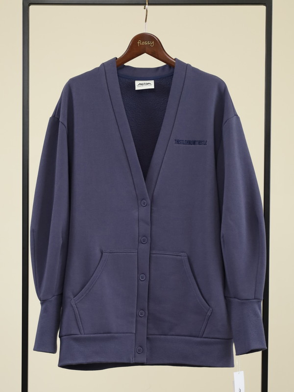 【HiROMITHiSTLE】裏起毛スウェットカーディガン