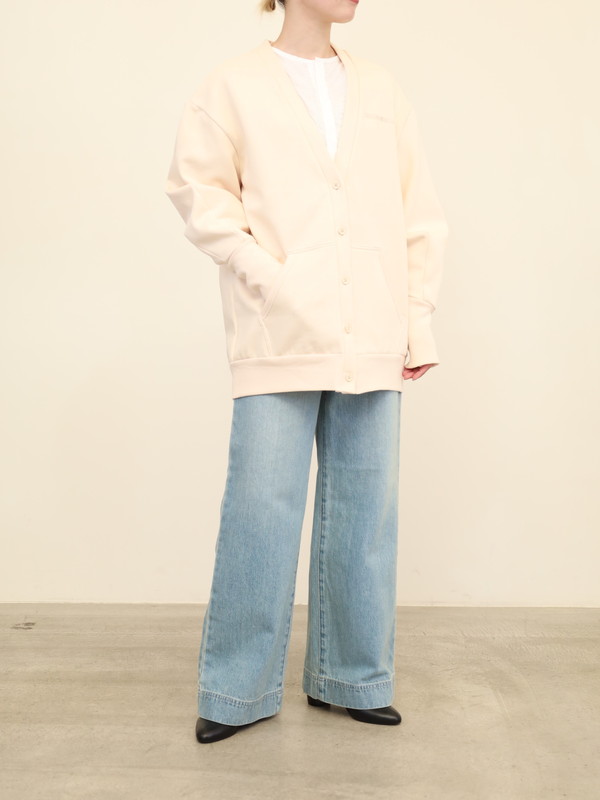 【HiROMITHiSTLE】裏起毛スウェットカーディガン