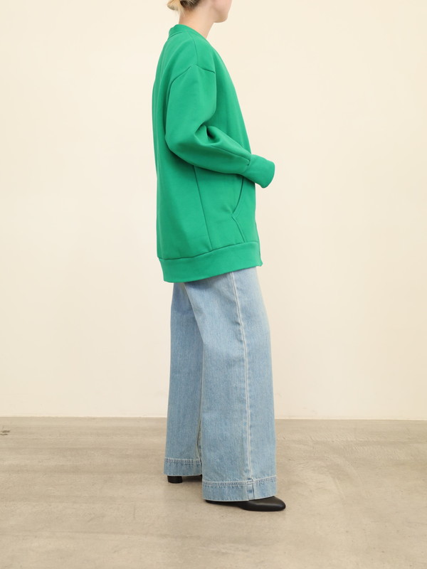 【HiROMITHiSTLE】裏起毛スウェットカーディガン