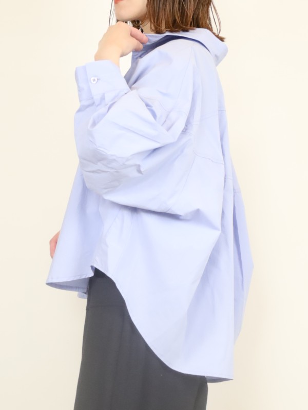 【ayane】ボタンタックスリーブシャツ