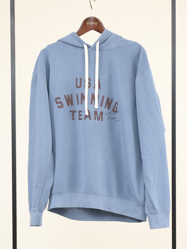 【LeMelange】ミニ裏毛ピグメント染めフーディー 