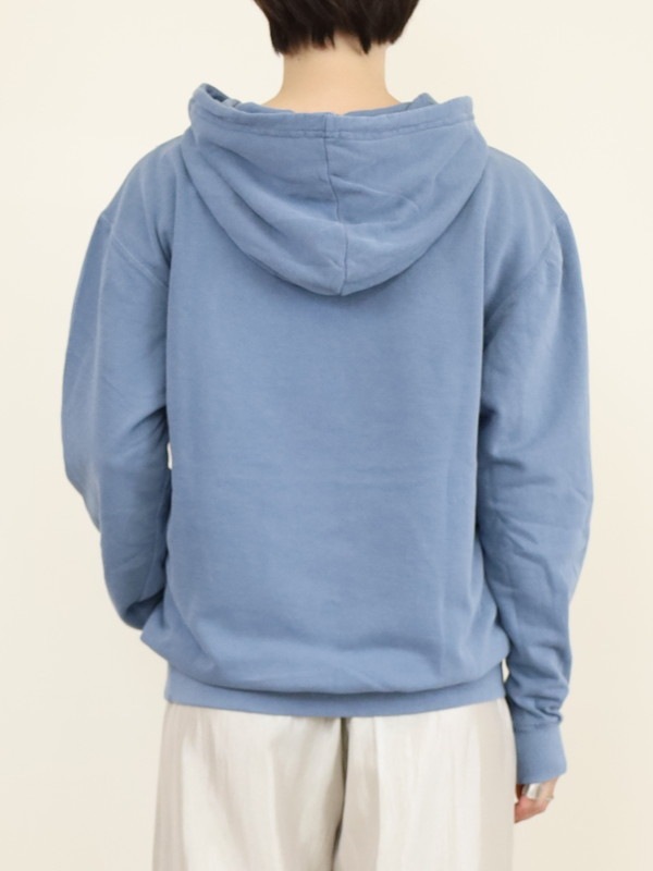 【LeMelange】ミニ裏毛ピグメント染めフーディー 