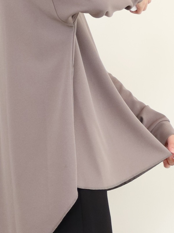 【MICA&DEAL】ジョーゼット長袖ルーズトップス