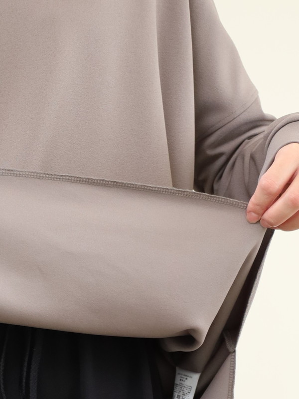 【MICA&DEAL】ジョーゼット長袖ルーズトップス