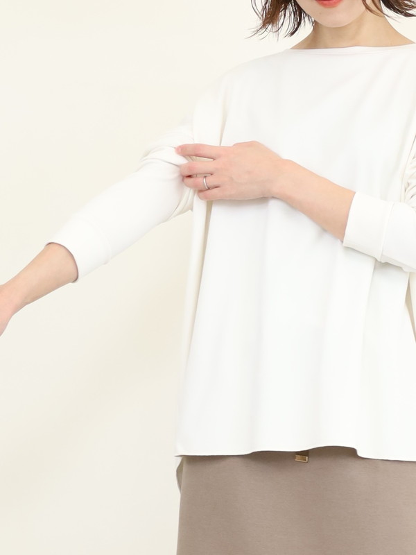 【MICA&DEAL】ジョーゼット長袖ルーズトップス