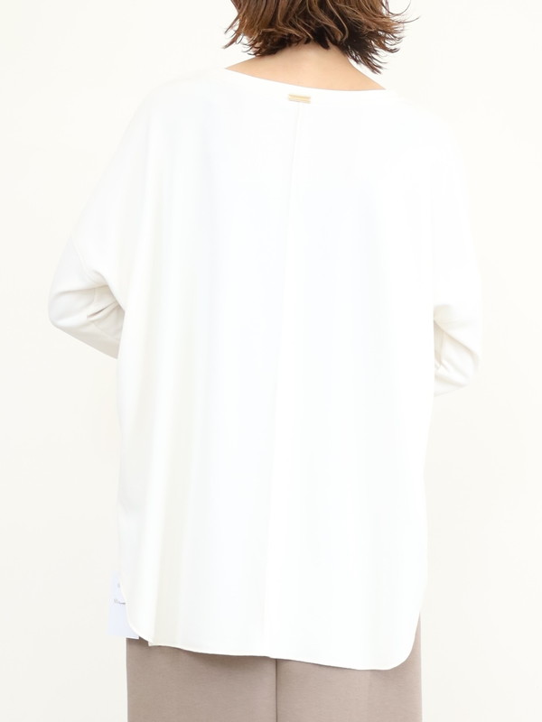 【MICA&DEAL】ジョーゼット長袖ルーズトップス